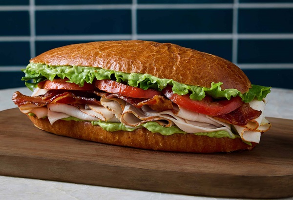 Deli meat and bacon sandwich at Constant Grind at Seminole Hard Rock Hollywood