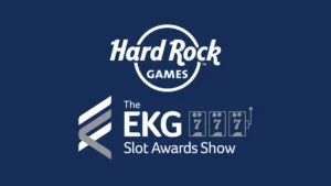 Hard Rock Games and EKG Slot Awards Show logos