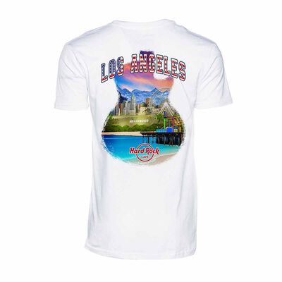 Adult Fit Guitar City Art Tee