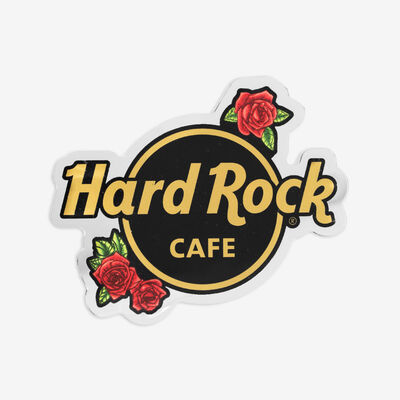 Classic Logo Roses Acrylic Magnet