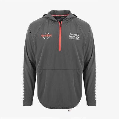 Oracle Red Bull Racing Grey Hooded Quarter Zip