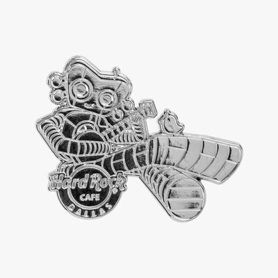 Online Exclusive Dallas Traveling Man Landmark Pin